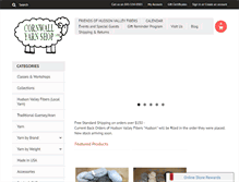 Tablet Screenshot of cornwallyarnshop.com